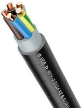 50 Meter Lapp 15500023/50 Erdkabel NYY-J 4G1,5 RE schwarz