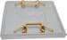 MPK Ersatzhaube für Modell 4600/4600K 40x40cm Klarglas beige