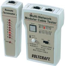 VOLTCRAFT CT-2 Kabel-Prüfgerät Isolationsmessgerät Kabeltester für BNC RJ-11/RJ-45