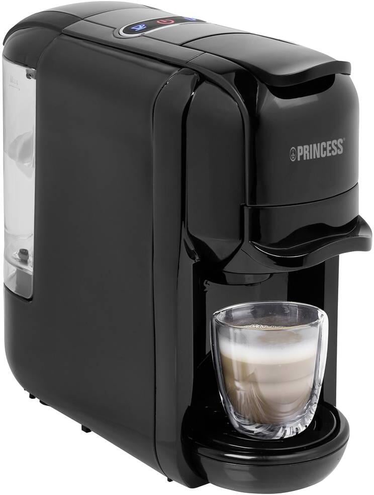 Princess 249452 Kapselmaschine Kaffeemaschine 600 Liter 1450 Watt One Touch schwarz