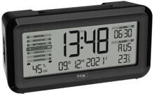TFA Dostmann BOXX2 Funk Wecker Digitaluhr Temperaturanzeige 2 Alarmzeiten schwarz