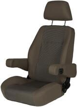 Sportscraft S8.1 Pilotensitz Lordosenstütze Camping Wohnmobil Stoff Phoenix braun beige