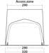 Outwell Parkville 200SA Xtra Tall Luft-Busvorzelt 320x290cm Camping Reisemobil grau