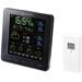 Max Home MX6036B WLAN-Wetterstation Wifi Temperatur Luftfeuchtigkeit 5-Tage-Wettervorhersage digital schwarz