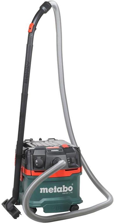 Metabo ASA 20 L PC Nass-Trockensauger Allessauger Staubsauger Staubklasse L antistatisch 1200W 20 Liter