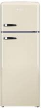 Amica KGC15635B Stand-Kühl-Gefrierkombination 55cm breit 206 Liter Retro Design Abtau-Automatik coffee cream