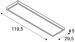 SLV PANEL DALI LED-Deckenaufbauleuchte Deckenbeleuchtung 1200x300mm 4000K grau