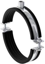 20 Stück Fischer 558534 Massivrohrschelle mit Schalldämmeinlage M10/M12