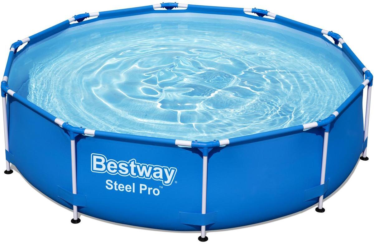 Bestway 56679 Steel Pro Frame Pool 305x76cm rund Gartenpool Swimming ...