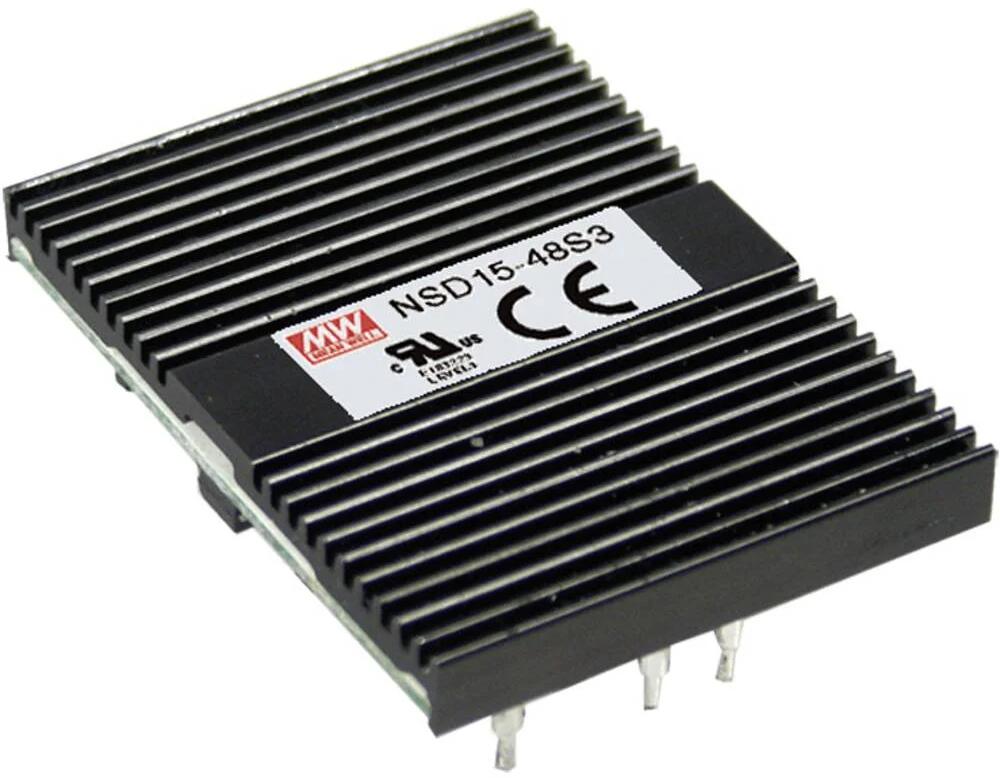 29 Stück MW Mean Well NSD15-48S3 DC/DC-Wandler Spannungswandler Ausgänge 1x 12,375 Watt