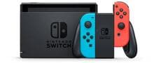 Nintendo Switch OLED Konsole Heimkonsole Spielkonsole 64GB WLAN LAN 2 Controller neonrot neonblau