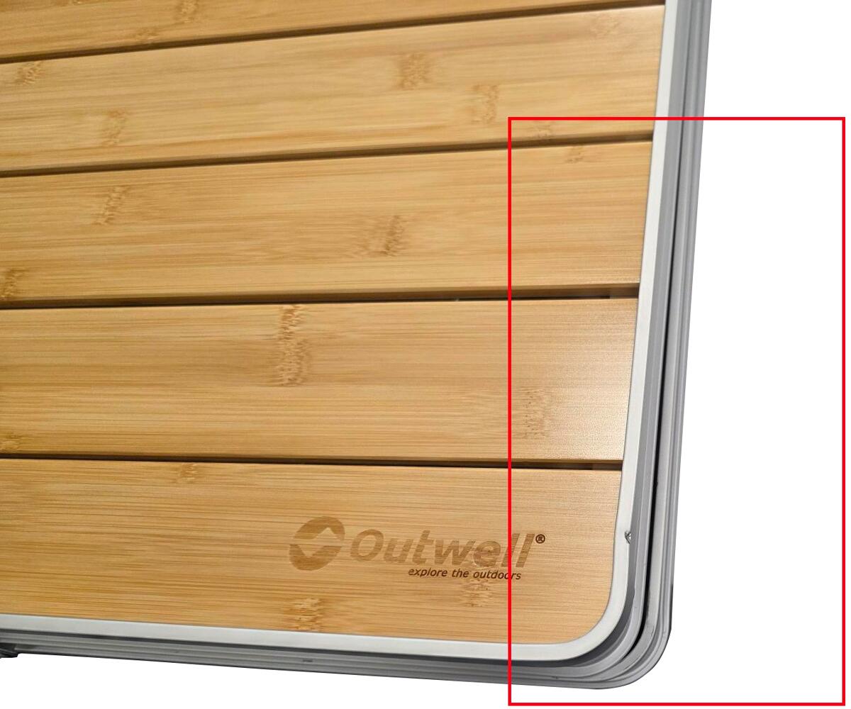Outwell Calgary L Campingtisch Klapptisch Esstisch Reisetisch 90x120x70cm  Bambus Garten Terrasse faltbar braun cleverdeals.de