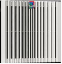 Rittal SK Blue e+ Filterlüfter 110/125cbm 204x204x105mm lichtgrau
