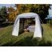 Reimo Linosa 350 Luft-Pavillon Gartenzelt Sonnenschutz Partyzelt mit Seitenwand Camping 350x350cm