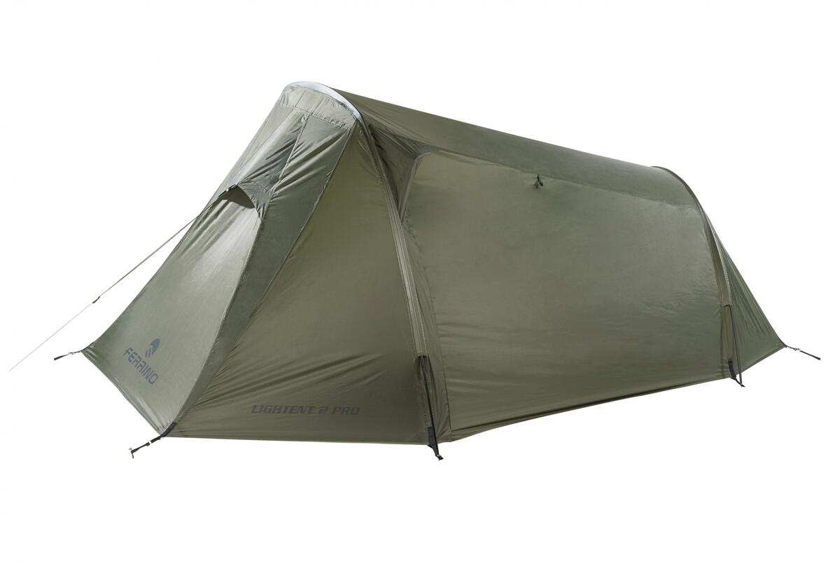 Ferrino Lightent Pro Tunnelzelt Campingzelt Trekkingzelt 1-Person 215x125cm oliv grün