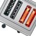 Bosch TAT7S45 4-Scheiben-Toaster 1800 Watt Auftaufunktion automatische Abschaltung Brotzentrierung schwarz edelstahl