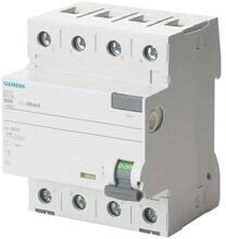 Siemens 5SV3346-6 FI-Schutzschalter Fehlerstromschutzschalter 4-polig 63A 400V weiß
