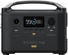 Ecoflow River Pro Lithium Powerstation Batterie Stromerzeuger Camping-Generator 720Wh Camping USB cyber ​​black