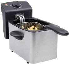 Tristar FR-6919 Kaltzonen Fritteuse 2 Liter 800W silber matt