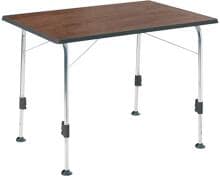 Dukdalf Stabilic 2 Campingtisch Klapptisch Outdoor Garten Terrasse 100x68x56/72cm Holz-Dekor