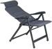 Crespo Air Deluxe Compact AP/237 Campingstuhl Gartenstuhl Klappstuhl grau