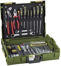 Proxxon 23660 Handwerker Werkzeugkoffer Werkzeug-Set 68-teilig grün