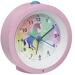 TFA 60.1033.12 Quarz Wecker Funkwecker analog Alarm Lichtsensor Weckwiederholung schleichendes Uhrwerk rosa