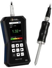 PCE Instruments PCE-VT 3700S Vibrationsmessgerät Nadelfühler HOLD-Funktion LCD-Display
