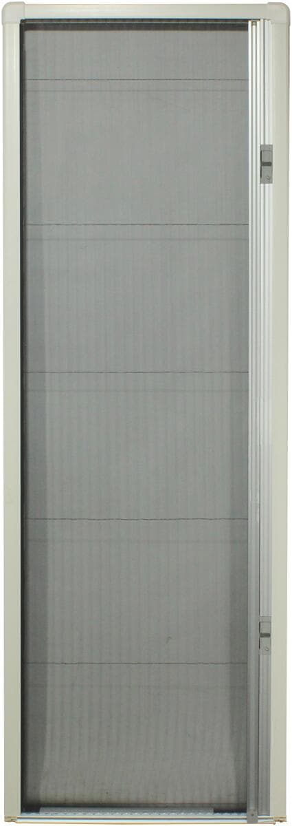 Fliegenschutztür Insektenschutz Plissee für Aufbautür 2-fach Griff 651x1931mm Camping Wohnwagen Wohnmobil