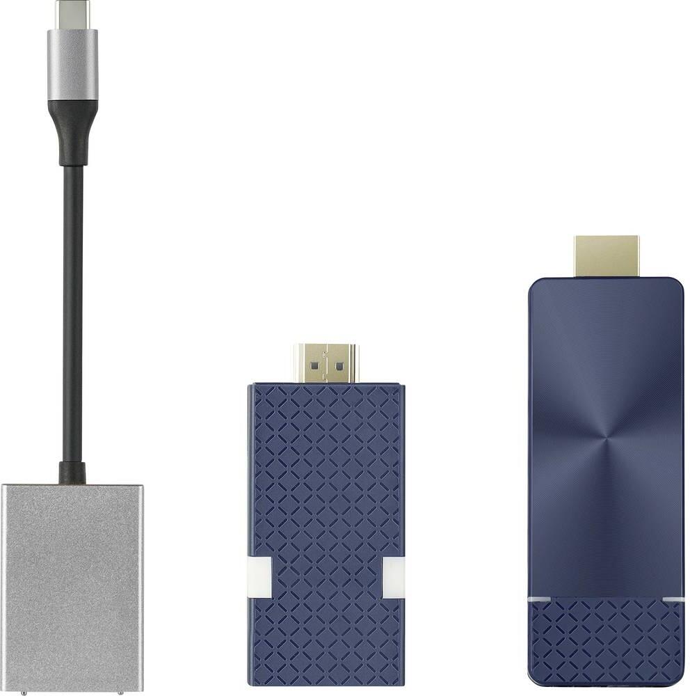 CastGo LTLR10 Wireless Display HDMI-Funkübertragung-Set 5,15GHz 3840x2160 Pixel blau