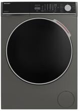 Sharp ES-MNFL814CAA-DE Waschmaschine Frontlader 8kg 1400/min AquaStop Mikroplastikfilter 15 Prgramme espresso grey