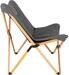 Bo-Camp Wembley L Relaxsessel Campingstuhl Fernsehsessel Holzrahmen grau
