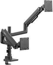 SpeaKa Professional SP-MM-980 17-19" Monitorhalterung 2-fach höhenverstellbar neigbar schwenkbar schwarz