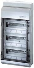 Hensel KV 9336 Automatengehäuse 36TE IP65 HxBxT583x295x129mm grau