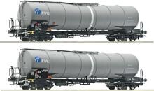 Roco 77463 H0 Modellbahn-Kesselwagen Güterwagen GATX Epoche IV LüP/LüK 390mm 2er-Set