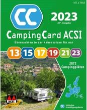 ACSI CampingCard 2023 Spezialführer Stellplatzführer Reiseberater Caravaning Campingplätze