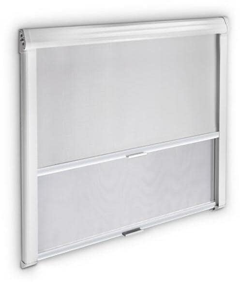 Dometic Rastrollo 3000 Wohnwagen-Rollo Sonnenschutz Insektenschutz Fliegengitter 1510x810mm Reisemobil grau