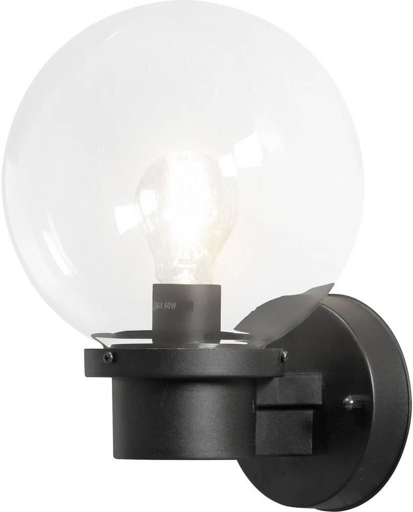 Konstsmide Nemi 7335-750 Außenwandleuchte Wandlampe Energiesparlampe LED E27 60W schwarz