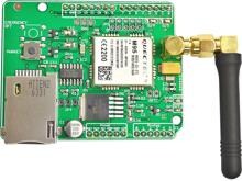 SOS electronic ARDUINO_M95FA-GSM/GPRS Erweiterungsmodul Expansion-Board 6-12V/DC 2A