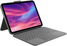 Logitech Combo Touch Tablet-Cover Case Tastatur Apple iPad 10,9" oxford gray