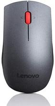 Lenovo Professional Kabellose Laser Maus Funk-Maus Linkshänder Rechtshänder grau rot
