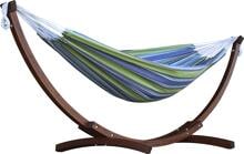Vivere Double Cotton Hängematte Hängeliege mit Gestell Outdoor oasis