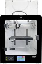 Renkforce Pro 6 3D Drucker Filament Ø 1,75mm Touchscreen USB schwarz silber