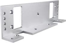 CDVI F0516000003 Haltebügel für Haftmagnete 300-400kg L-Form 248x50x30mm silber