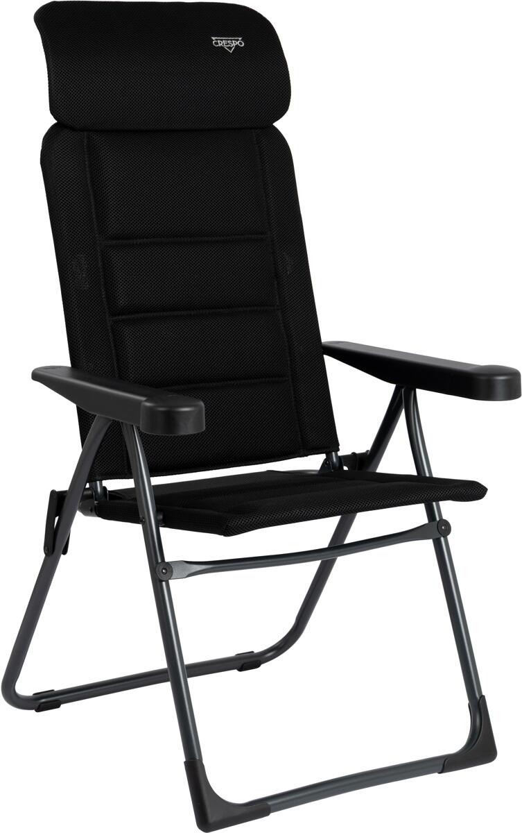 Crespo AP/213-ADC-80 Campingstuhl Klappstuhl Mesh verstellbar schwarz  cleverdeals.de