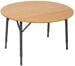 Bo-Camp Poundbury Campingtisch Falttisch Klapptisch Gartentisch Ø 90cm Bambus Wohnwagen Wohnmobil