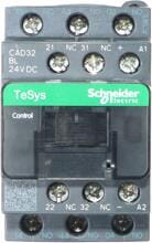 Schneider Electric CAD32BL Hilfsschütz Leistungsschütz Steuerrelais 24V/DC weiß
