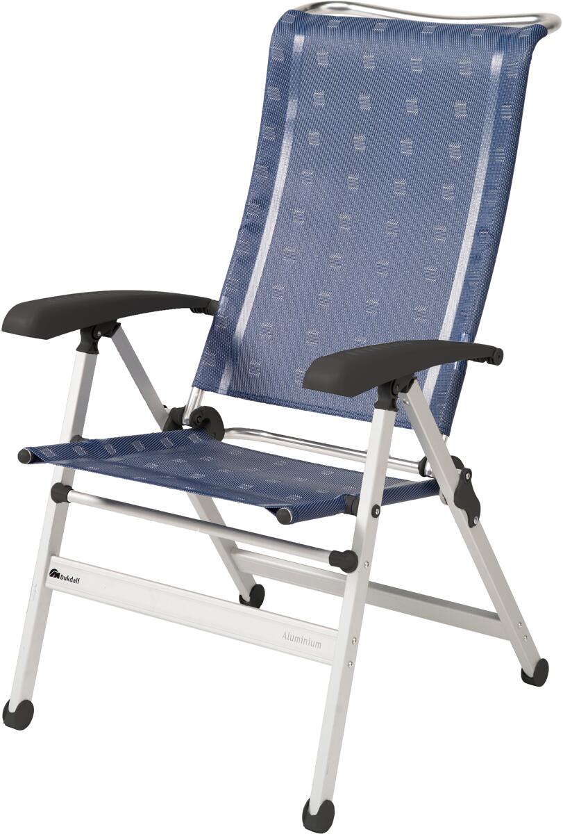 Dukdalf Cha Cha 2 Campingstuhl Klappstuhl Gartenstuhl Outdoor blau/anthrazit