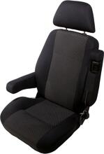 Sportscraft S8.1 Pilotensitz Fahrersitz Beifahrersitz Kopfstütze Stoff Ara Camping Wohnwagen schwarz grau