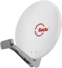 Kathrein CAS90ws Satelliten-Antenne Sat-Schüssel 90cm Aluminium weiß